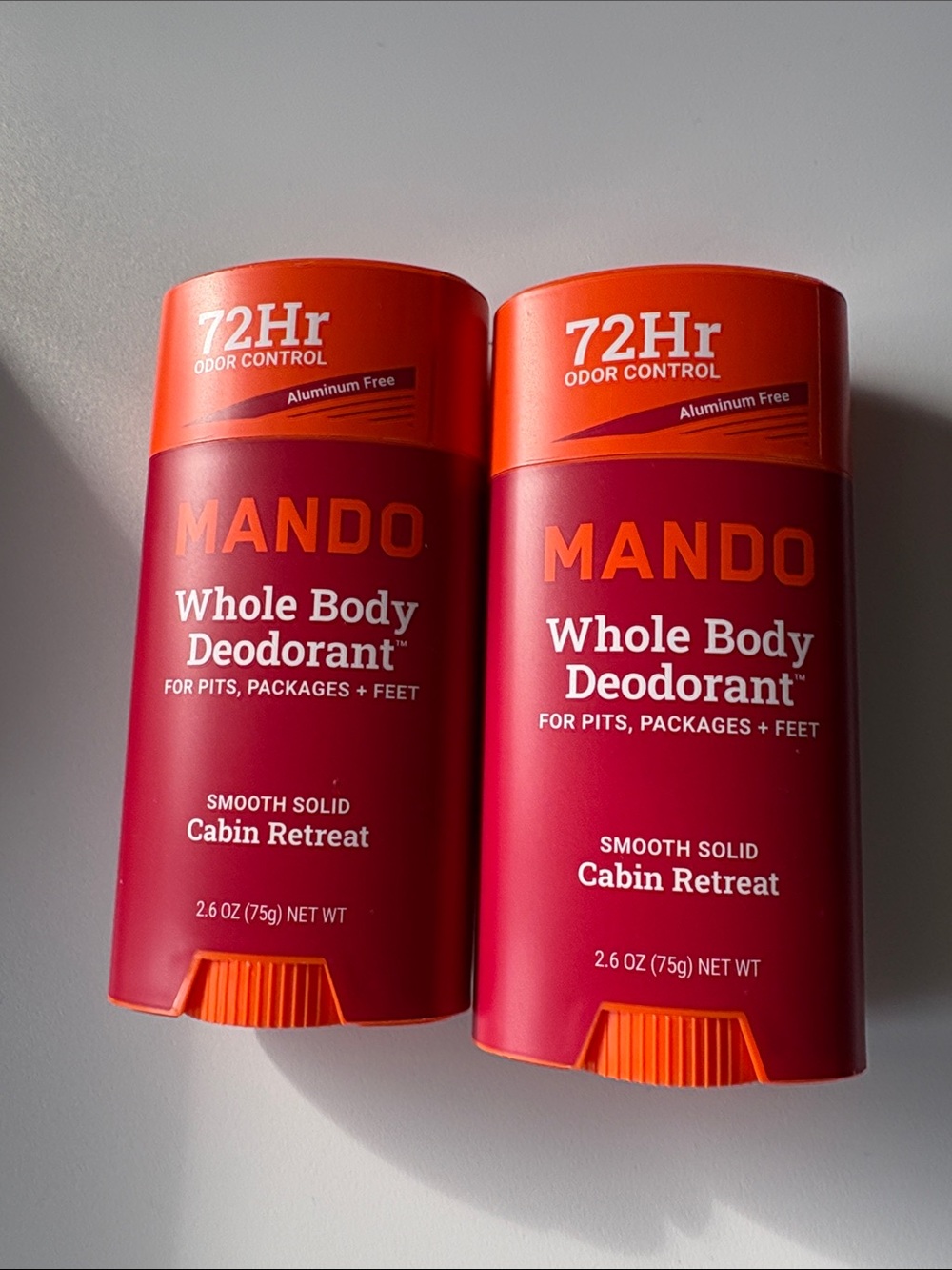 Mando Cabin Retreat Whole Body Deodorant — Red/Orange